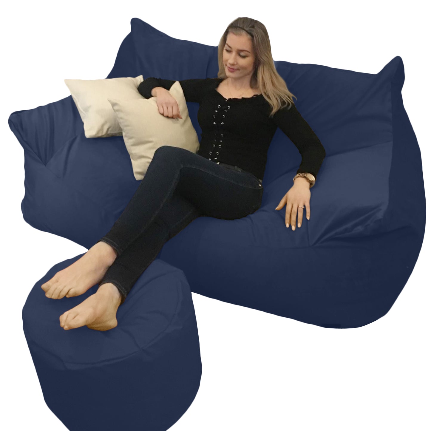 BEANBAG CANAPÉ DOUBLE, sans structure style #CA166