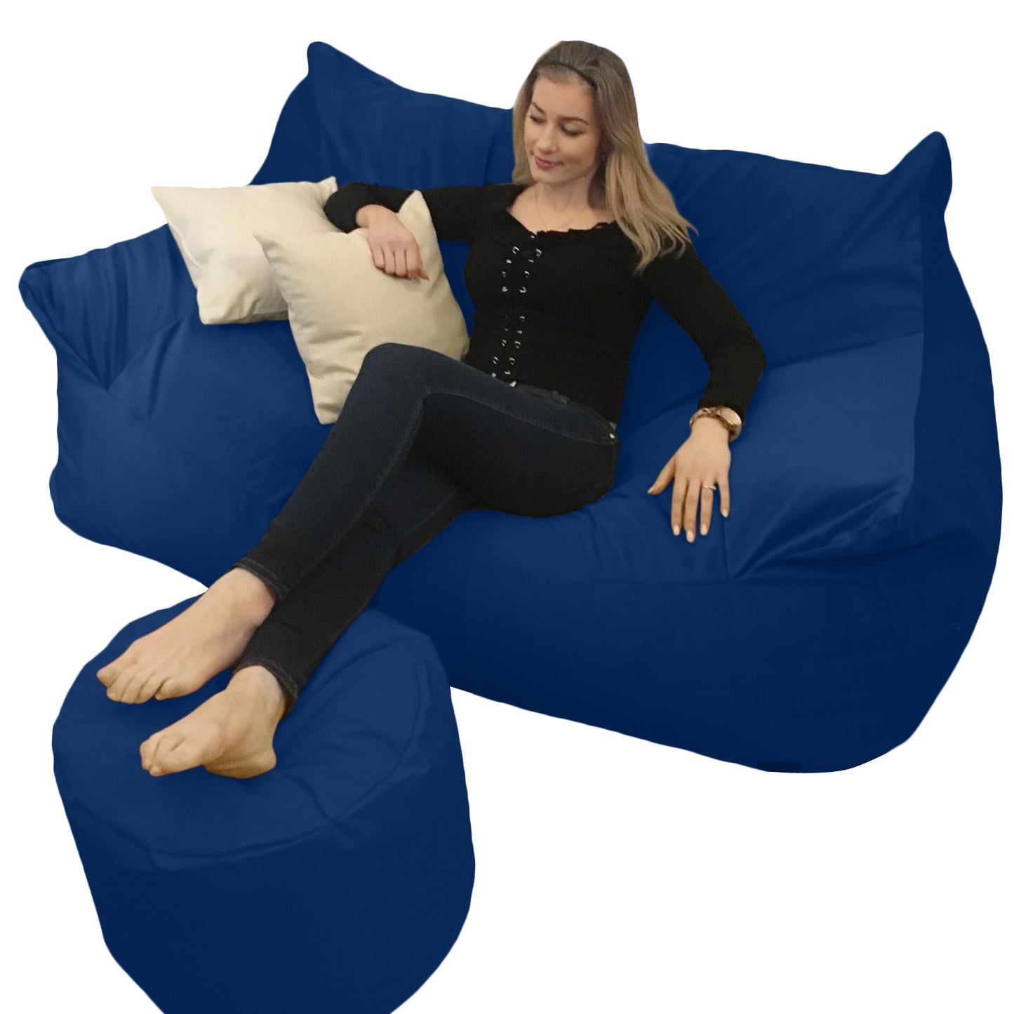 BEANBAG CANAPÉ DOUBLE, sans structure style #CA166
