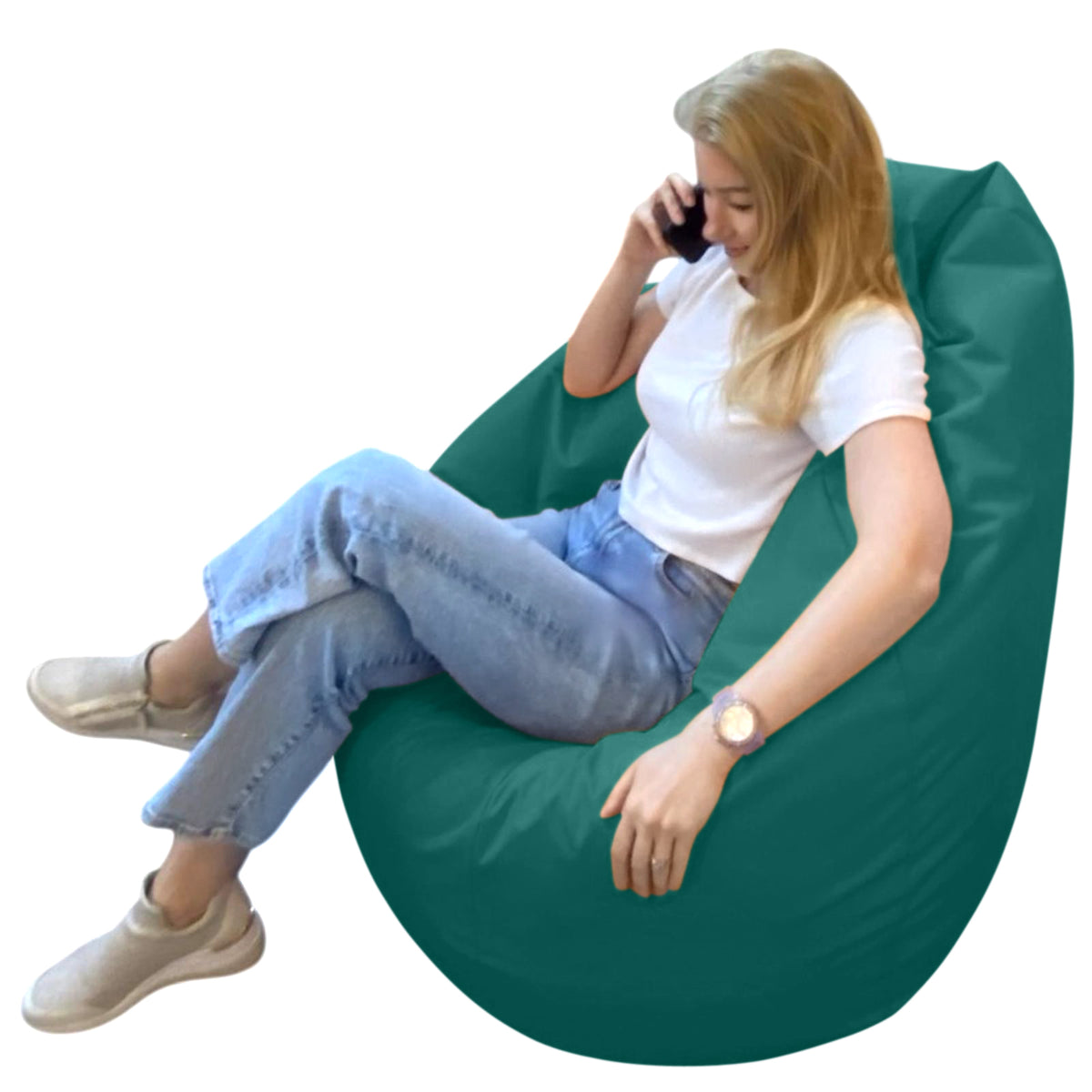 1 housse externe et 1 housse interne vide, REMPLISSAGE NON INCLUS* Nouveau! Beanbag Poire ergonomique style CA201H L
