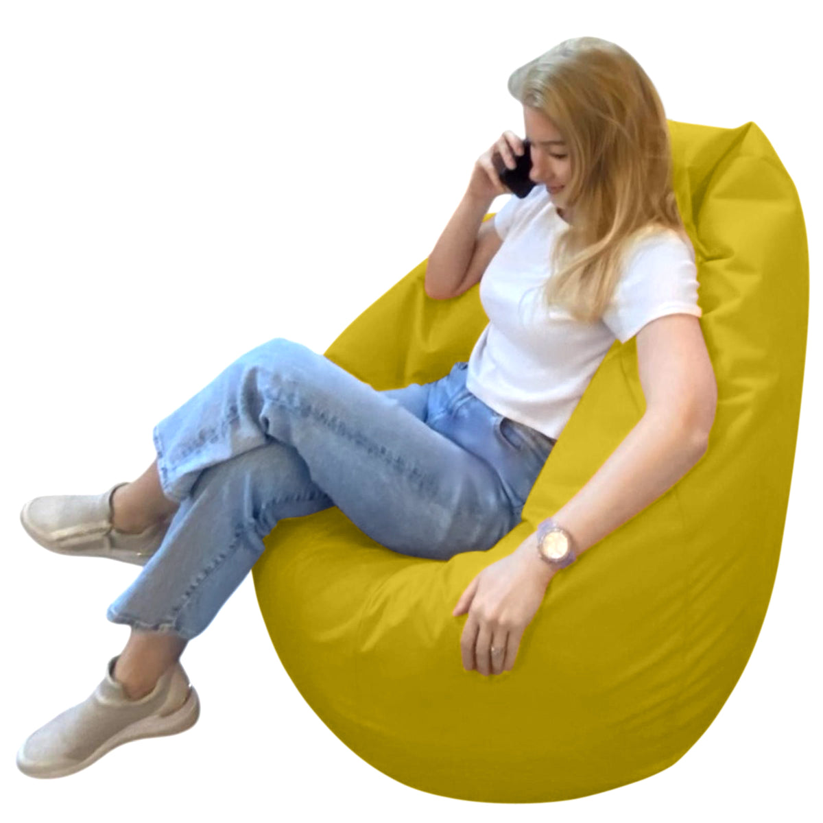 1 housse externe et 1 housse interne vide, REMPLISSAGE NON INCLUS* Nouveau! Beanbag Poire ergonomique style CA201H L