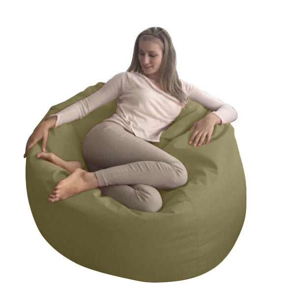 1 housse externe et 1 housse interne vide, REMPLISSAGE NON INCLUS* Beanbag Poire style CA135H XXL-Beanbag Montréal