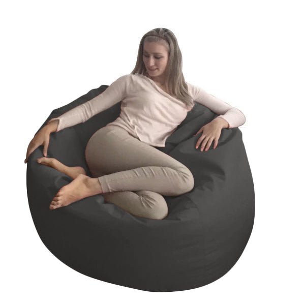 1 housse externe et 1 housse interne vide, REMPLISSAGE NON INCLUS* Beanbag Poire style CA135H XXL-Beanbag Montréal