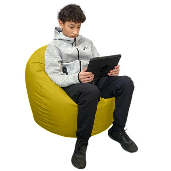 1 housse externe et 1 housse interne vide, REMPLISSAGE NON INCLUS* Beanbag Poire style CA136H Moyen-Beanbag Montréal