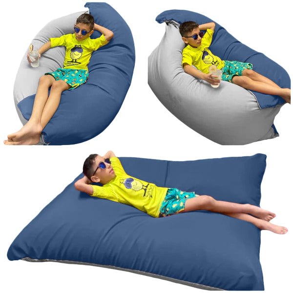 1 housse externe et 1 housse interne vide, REMPLISSAGE NON INCLUS* Beanbag Piscine XLarge Adulte style CA186H-Beanbag Montréal