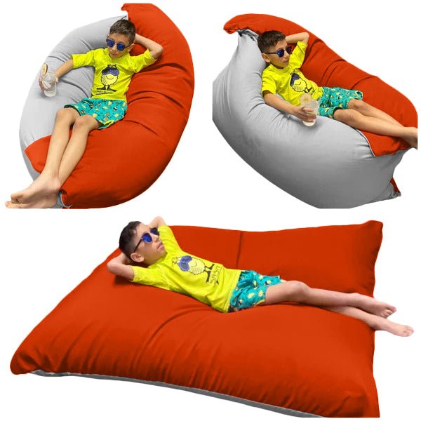 1 housse externe et 1 housse interne vide, REMPLISSAGE NON INCLUS* Beanbag Piscine XLarge Adulte style CA186H-Beanbag Montréal