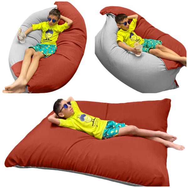 1 housse externe et 1 housse interne vide, REMPLISSAGE NON INCLUS* Beanbag Piscine XLarge Adulte style CA186H-Beanbag Montréal