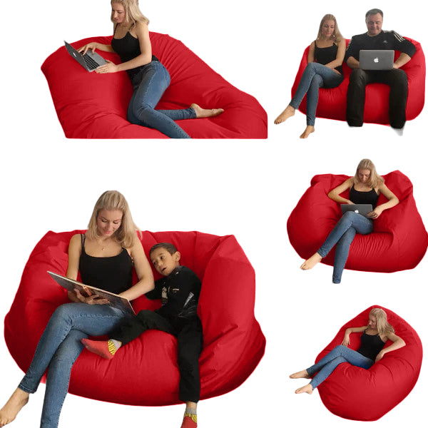 Beanbag for two Oval, XXL Multi-position style CA226