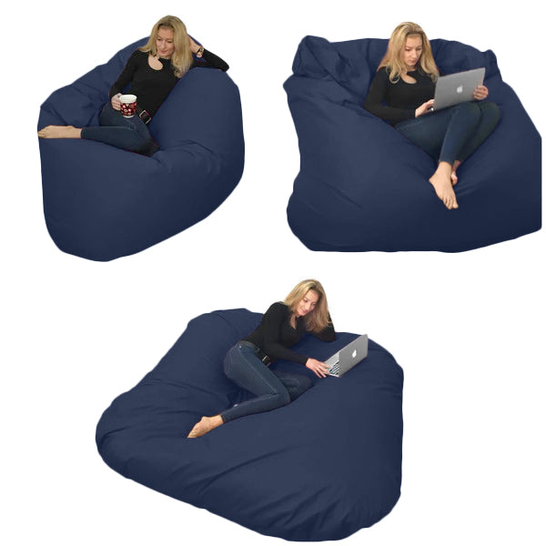 Beanbag pour deux Ovale, XXL Multipositions style CA336