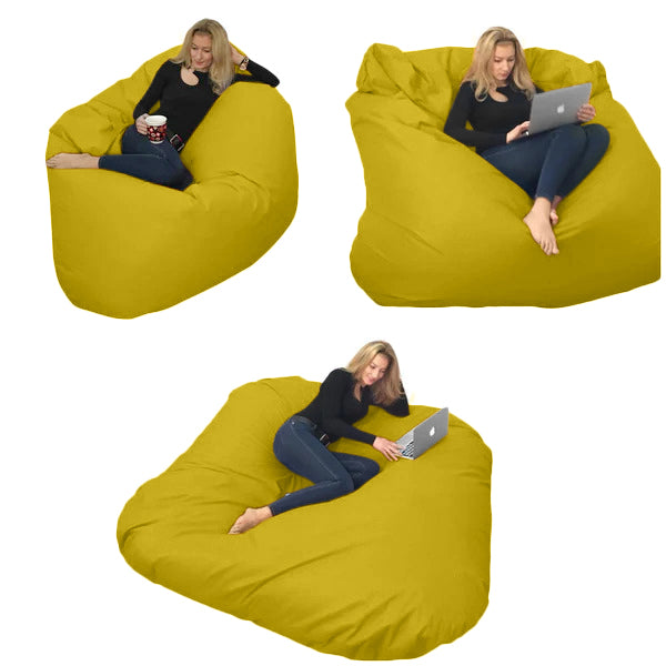 Beanbag pour deux Ovale, XXL Multipositions style CA336