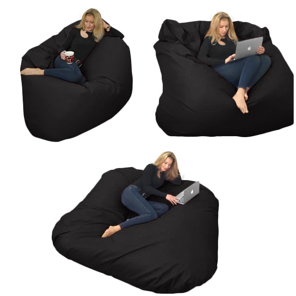 Beanbag pour deux Ovale, XXL Multipositions style CA336