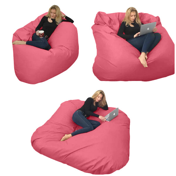 Beanbag pour deux Ovale, XXL Multipositions style CA336