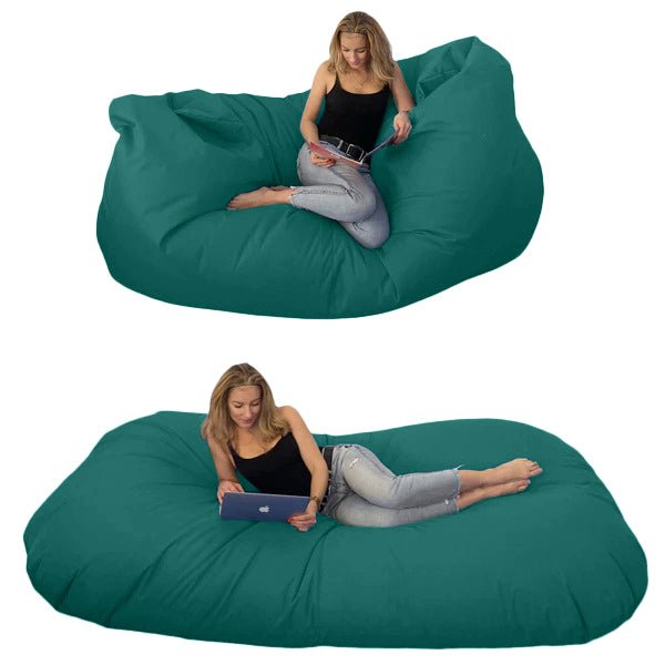 Bean bag, Pouf classique pour trois Ovale, XXXXL Multipositions Style CA446-Beanbag Montréal