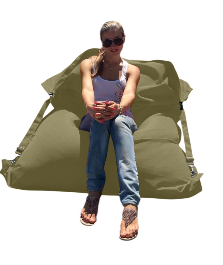 ULTRA EASY ADJUSTABLE BUCKLE UP BEANBAG, MULTI-POSITION. Style #CA888