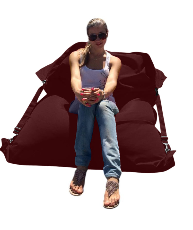 ULTRA EASY ADJUSTABLE BUCKLE UP BEANBAG, MULTI-POSITION. Style #CA888
