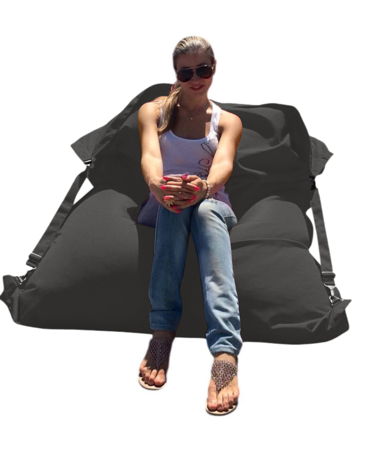ULTRA EASY ADJUSTABLE BUCKLE UP BEANBAG, MULTI-POSITION. Style #CA888