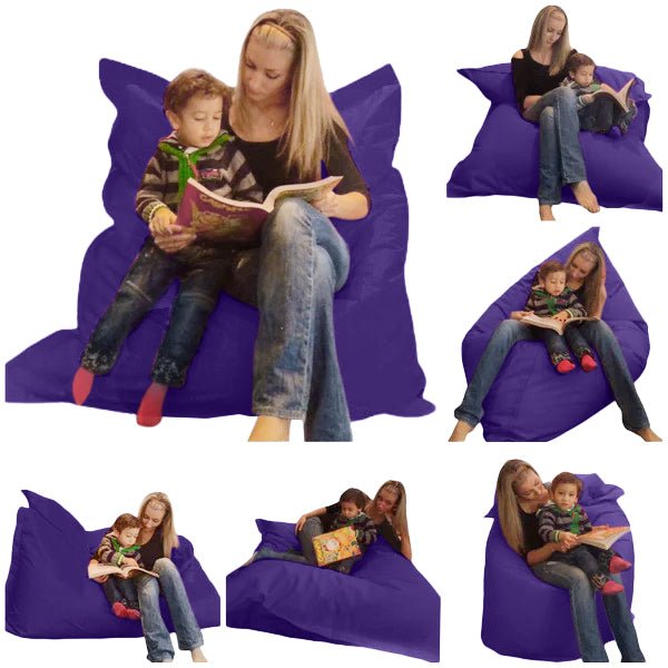 Bean bag, Pouf classique Adulte XL Multipositions style CA777-Beanbag Montréal