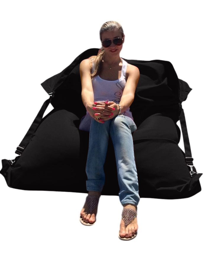 ULTRA EASY ADJUSTABLE BUCKLE UP BEANBAG, MULTI-POSITION. Style #CA888