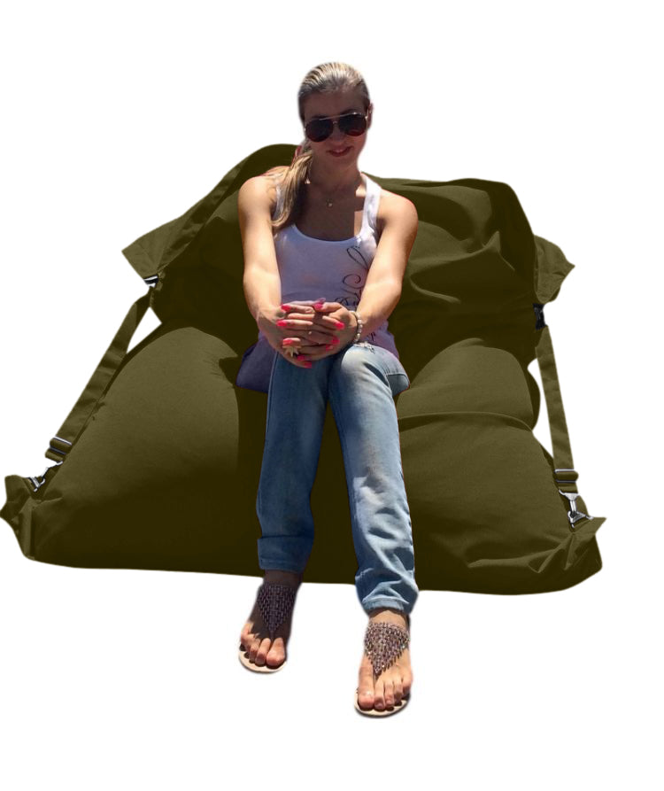 ULTRA EASY ADJUSTABLE BUCKLE UP BEANBAG, MULTI-POSITION. Style #CA888
