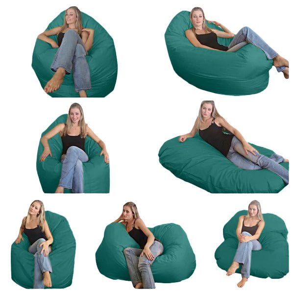 Bean bag, Pouf classique Adulte Ovale, XL Multipositions style CA126-Beanbag Montréal