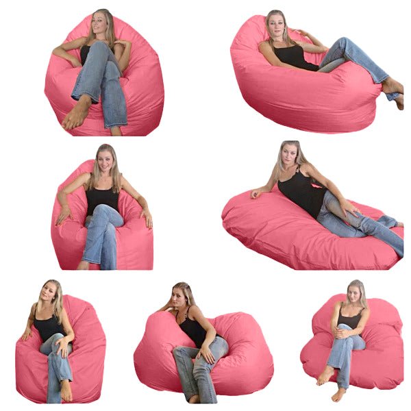 Bean bag, Pouf classique Adulte Ovale, XL Multipositions style CA126-Beanbag Montréal