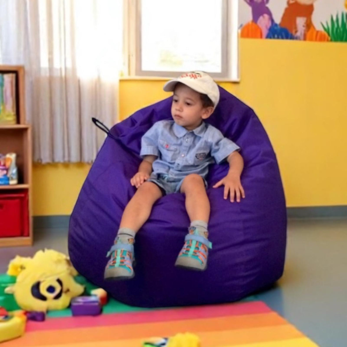 1 housse externe et 1 housse interne vide, REMPLISSAGE NON INCLUS* Beanbag Poire style CA105H Moyen-Beanbag Montréal