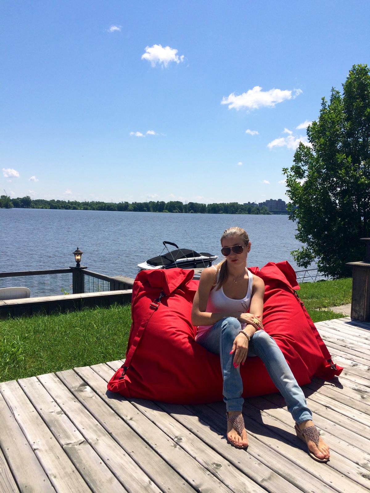 ULTRA EASY ADJUSTABLE BUCKLE UP BEANBAG, MULTI-POSITION. Style #CA888