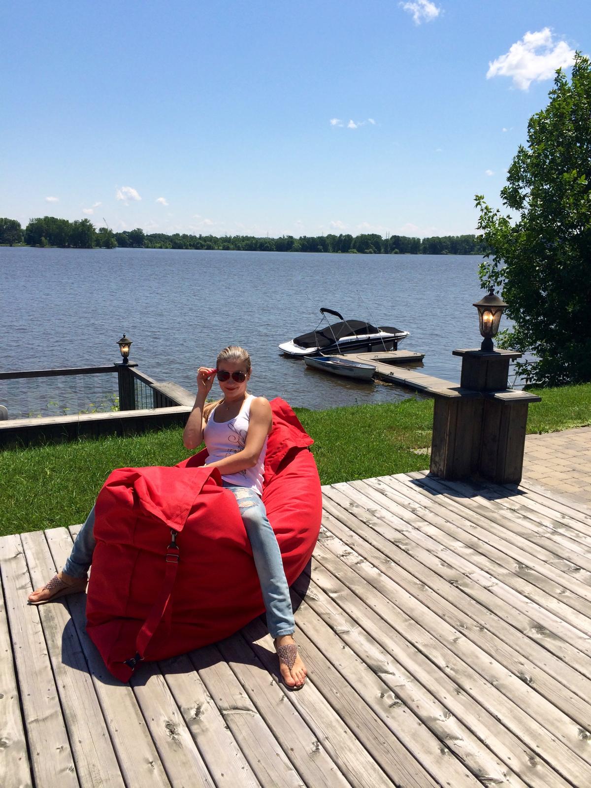 ULTRA EASY ADJUSTABLE BUCKLE UP BEANBAG, MULTI-POSITION. Style #CA888
