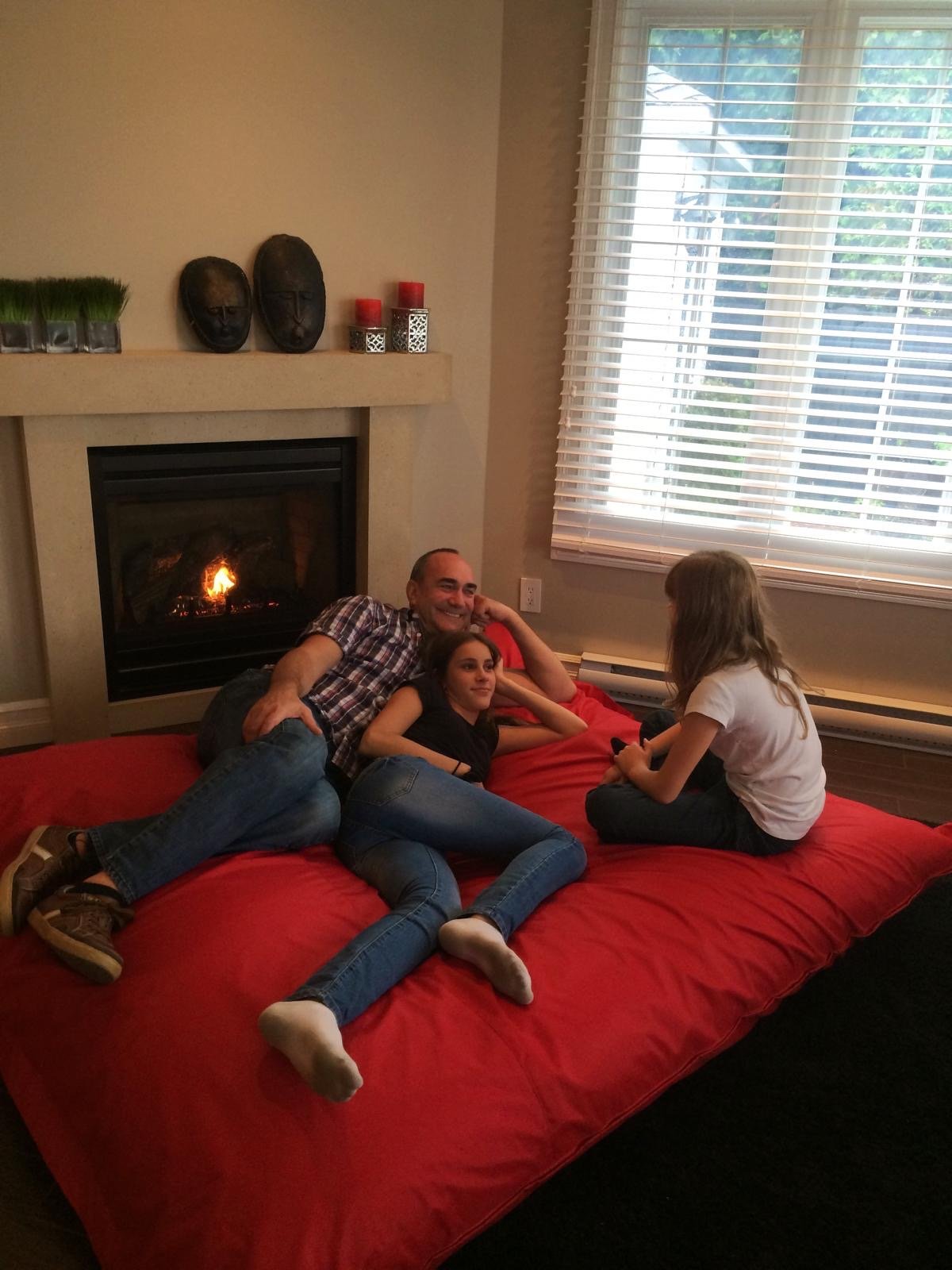 Bean bag, Pouf classique Pour Deux XXL Multipositions style CA222-Beanbag Montréal