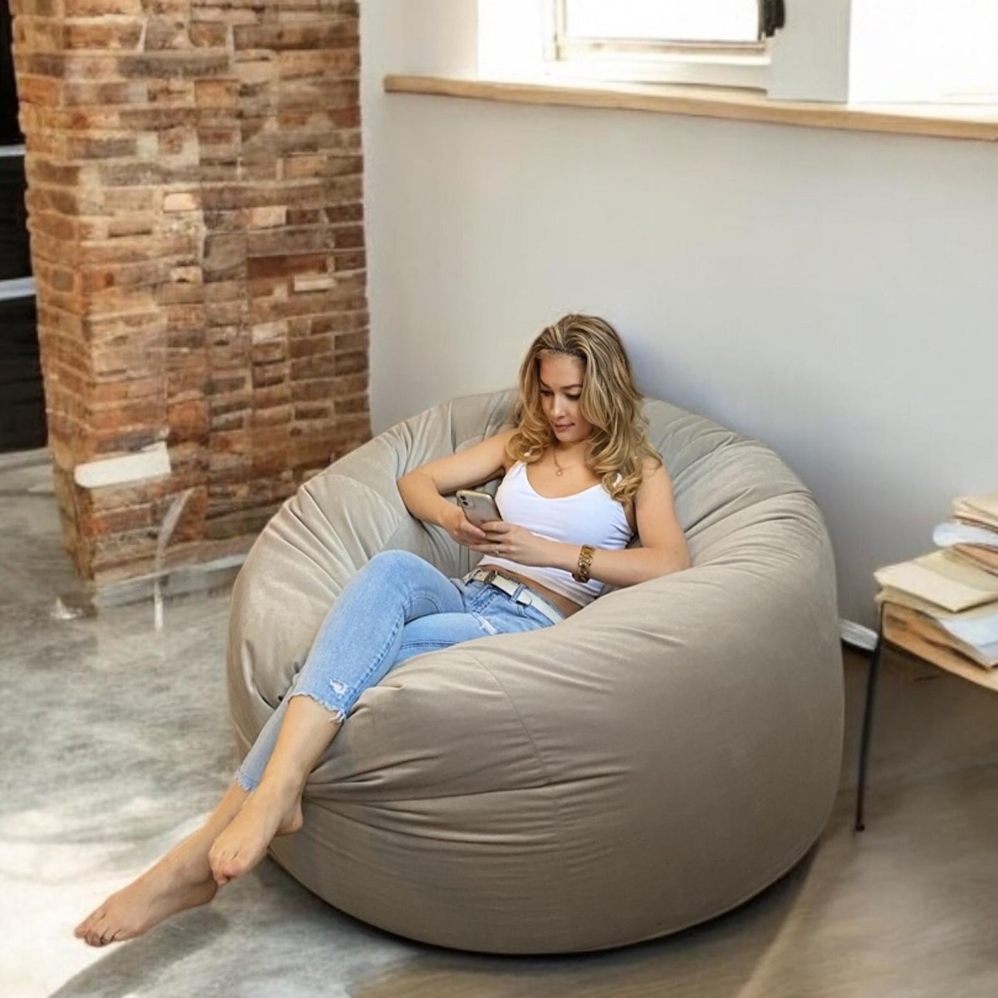 Pouf Géant style CA156 XXL