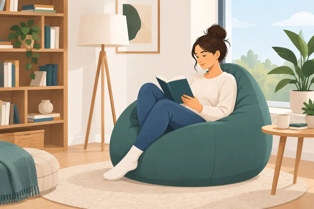 Quel siège poire pour lecture choisir chez soi ?