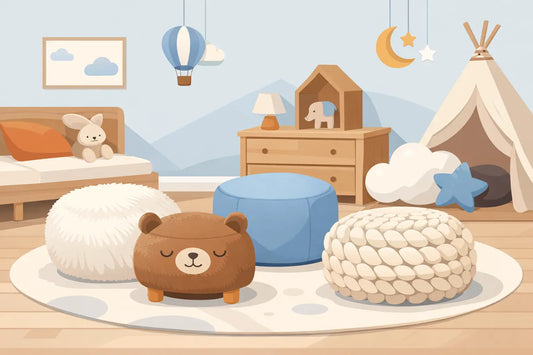 Top poufs pour chambre d'enfant