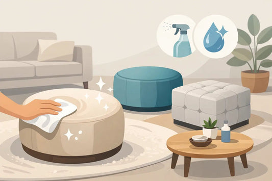 Pouf salon facile à nettoyer - bien choisir