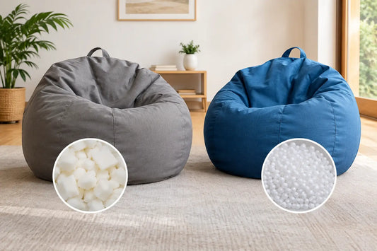 Mousse ou microbilles, quel pouf choisir ?