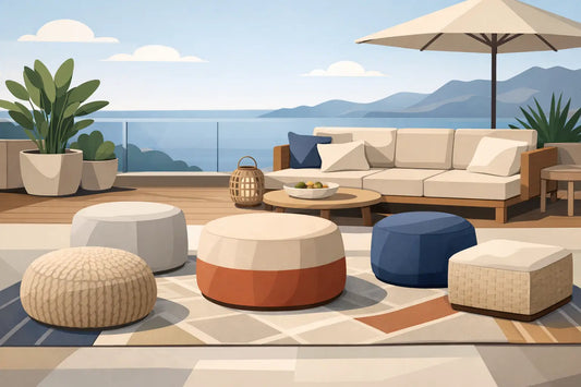 Top poufs pour terrasse - bien choisir