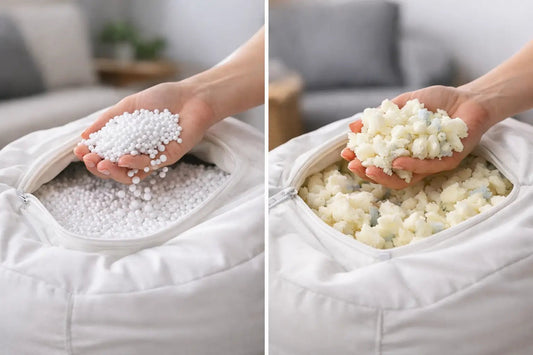 Remplissage billes ou mousse: que choisir ?