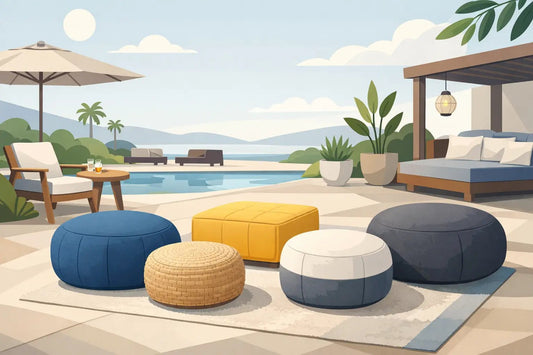 Pouf extérieur : bien le choisir