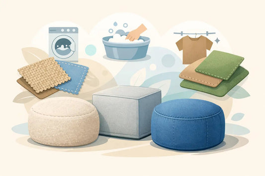 Quel tissu pour pouf lavable choisir ?