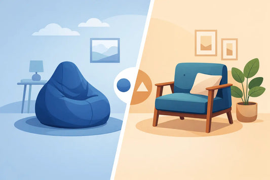 Pouf poire vs fauteuil, lequel choisir ?