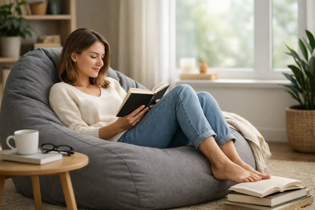 Pouf poire pour lire - bien le choisir