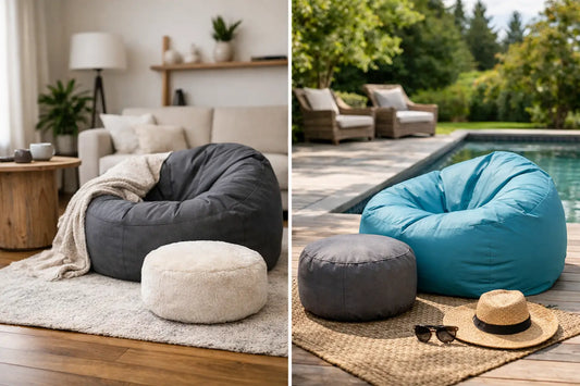 Pouf intérieur ou extérieur, lequel choisir ?