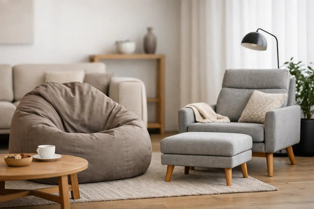 Beanbag ou fauteuil pour salon ? Le bon choix