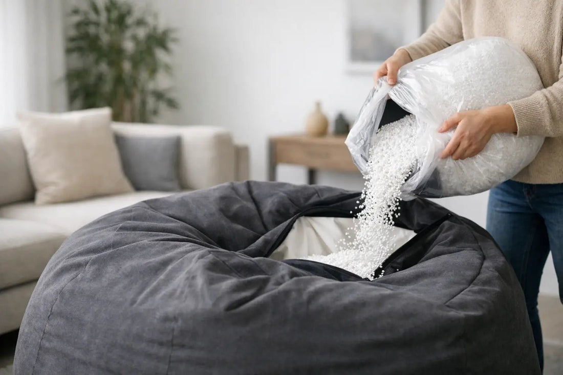 Comment remplir un beanbag affaissé