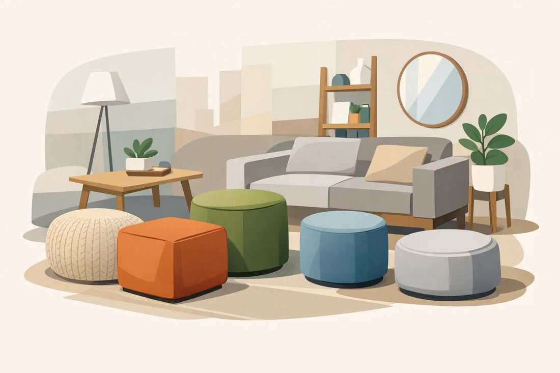 10 meilleurs poufs pour petit espace