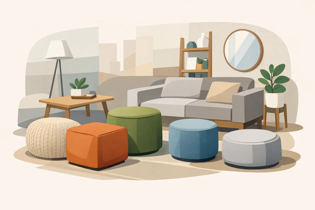 10 meilleurs poufs pour petit espace