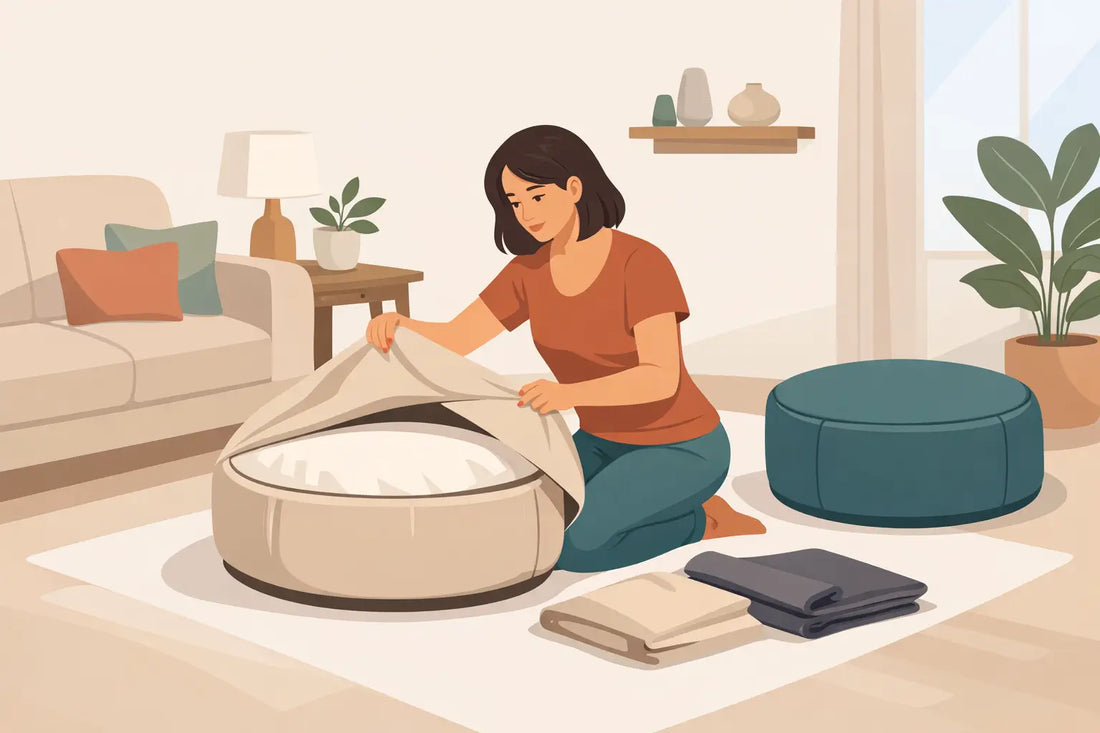 Pourquoi choisir un pouf déhoussable chez soi ?