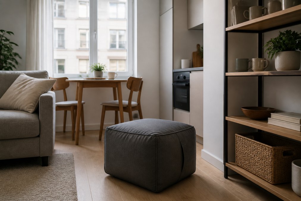 Choisir pouf pour petit appartement : Guide complet