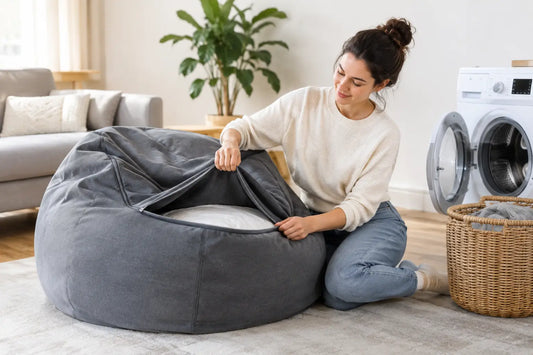 Beanbag lavable maison pour un confort durable