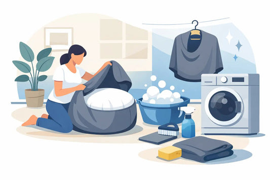 Comment nettoyer un pouf déhoussable