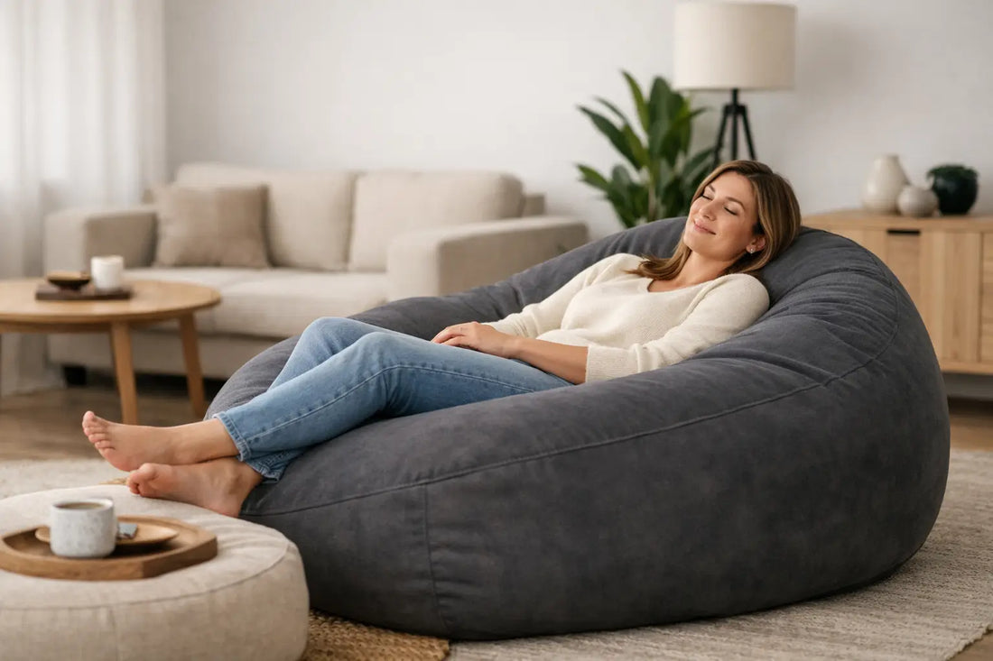 Pouf lounge adulte confortable : bien choisir