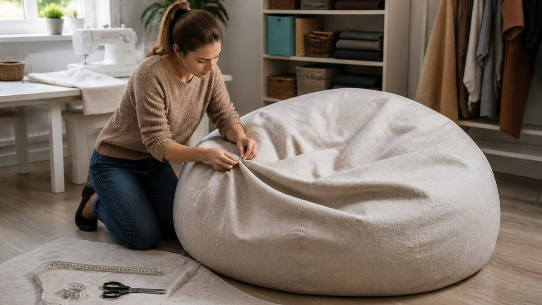 Fabriquer sa housse de pouf géant : guide complet